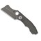 Spyderco 2024 Spyderco Reveal 9, Stovepipe Titanium , Plain Edge SPY-C260TIP - alternate 2